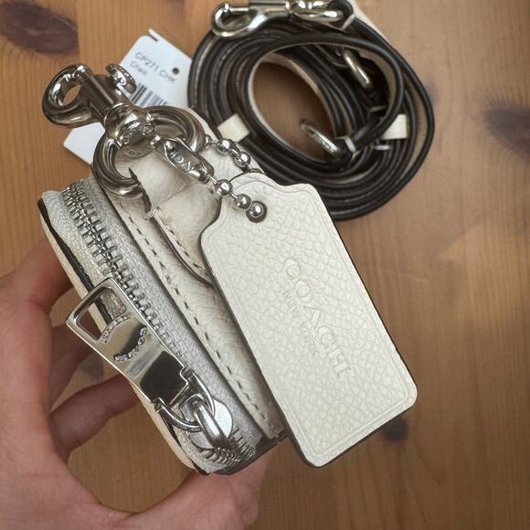 NWT ❤️ Coach Pouch Crossbody Chalk - Picture 12 of 13